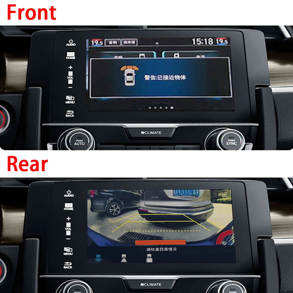 Parkavimo jutiklių sistema su signalizatoriumi Honda Civic 10 Mk10 FC FK 2016-2021