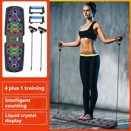 Foldable Multi-Functional Push Up Board for Comprehensive Home Fitness &amp; Core Workout