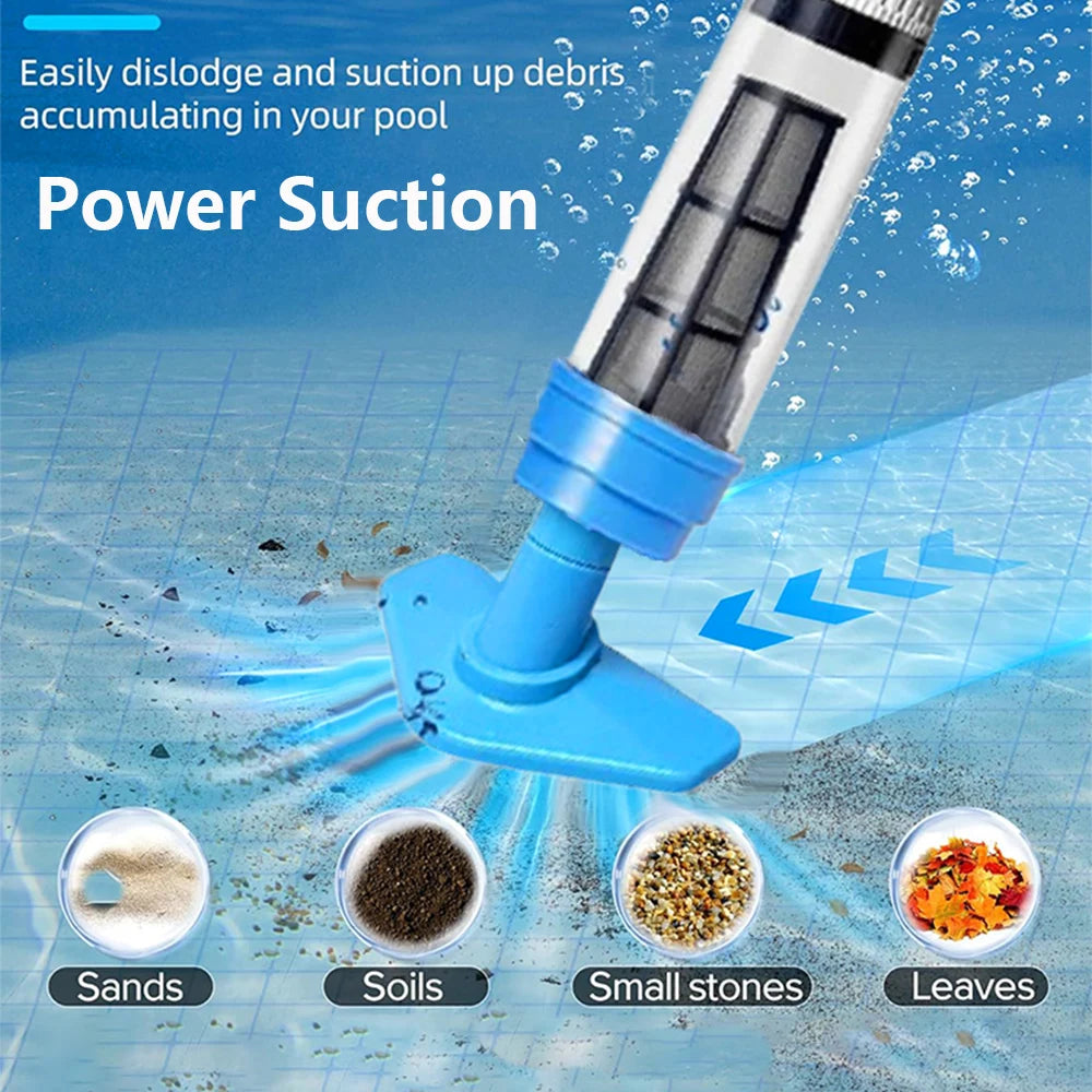 Rechargeable Pool Vacuum Cleaner Handheld - Powerful 25L/min