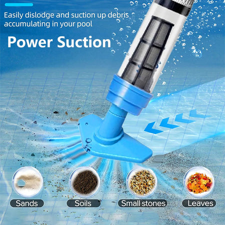 Rechargeable Pool Vacuum Cleaner Handheld - Powerful 25L/min