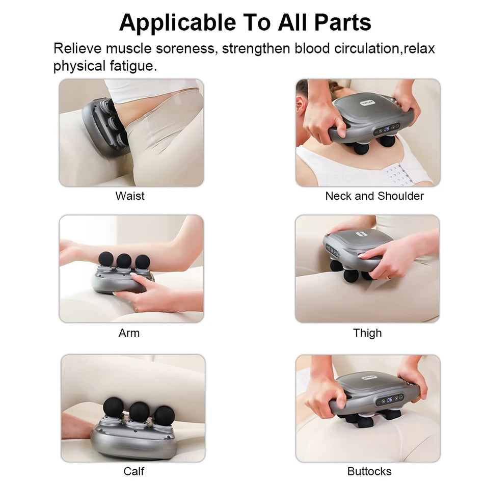 Fascia Gun YM-K60 &ndash; Integrated Six-Head Massage Technology