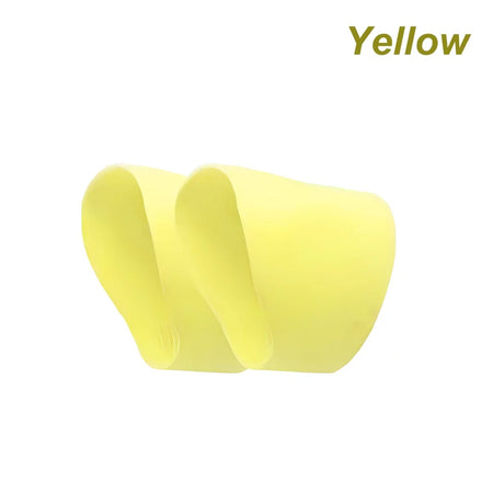 Silicone Soccer Lace Covers - Non-Slip Soccer Shoelace Protectors Yellow