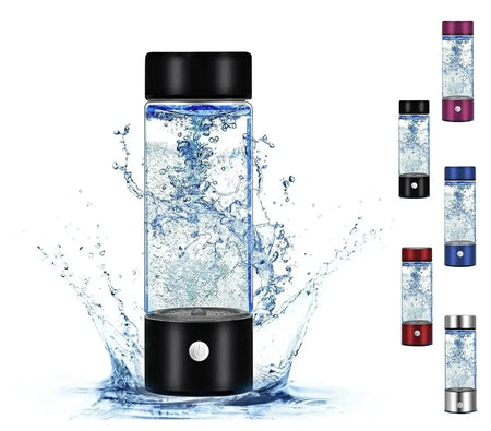YTYIN Hydrogen Rich Water Cup &ndash; Portable Electric Ionizer for Health Benefits BLACK