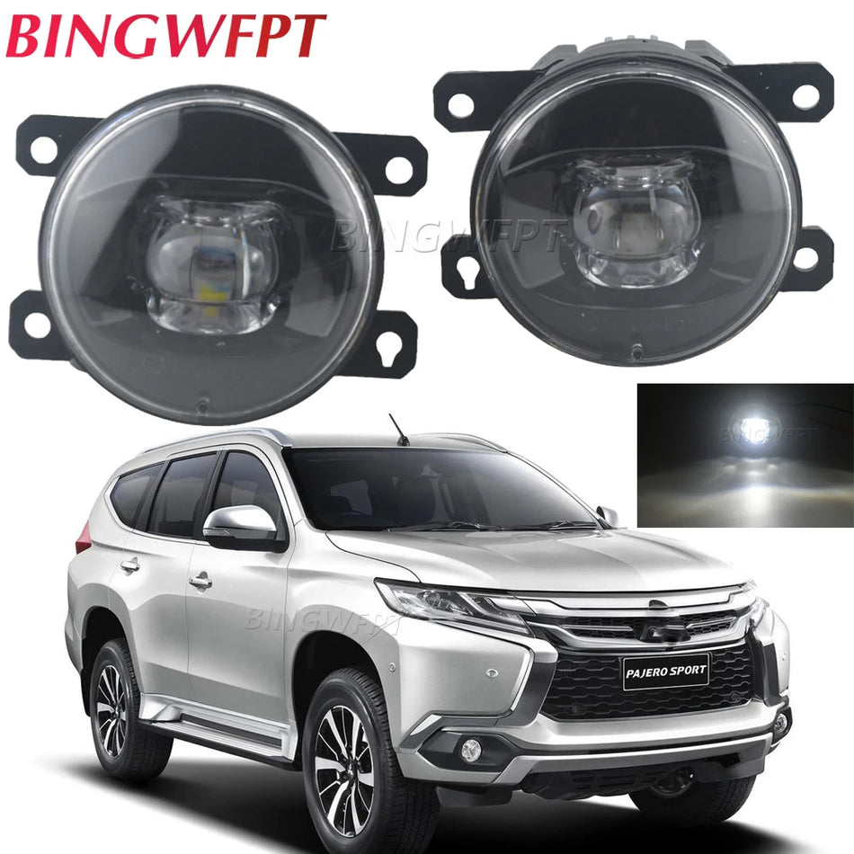 Leča meglenke LED DRL za Mitsubishi Montero Pajero Sport Challenger