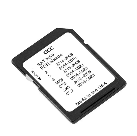 Navigation Memory Card GCC Gulf Maps 8GB &ndash; Mazda Compatible