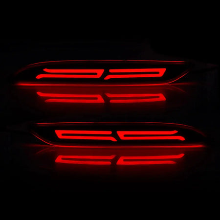 LED Rear Bumper Reflector Light For Chevrolet Cavalier 2020 2021 2022 Brake Warning Dynamic Turn Signal Lamp Car Accessories 12V by InterCyprus Trading Ltd