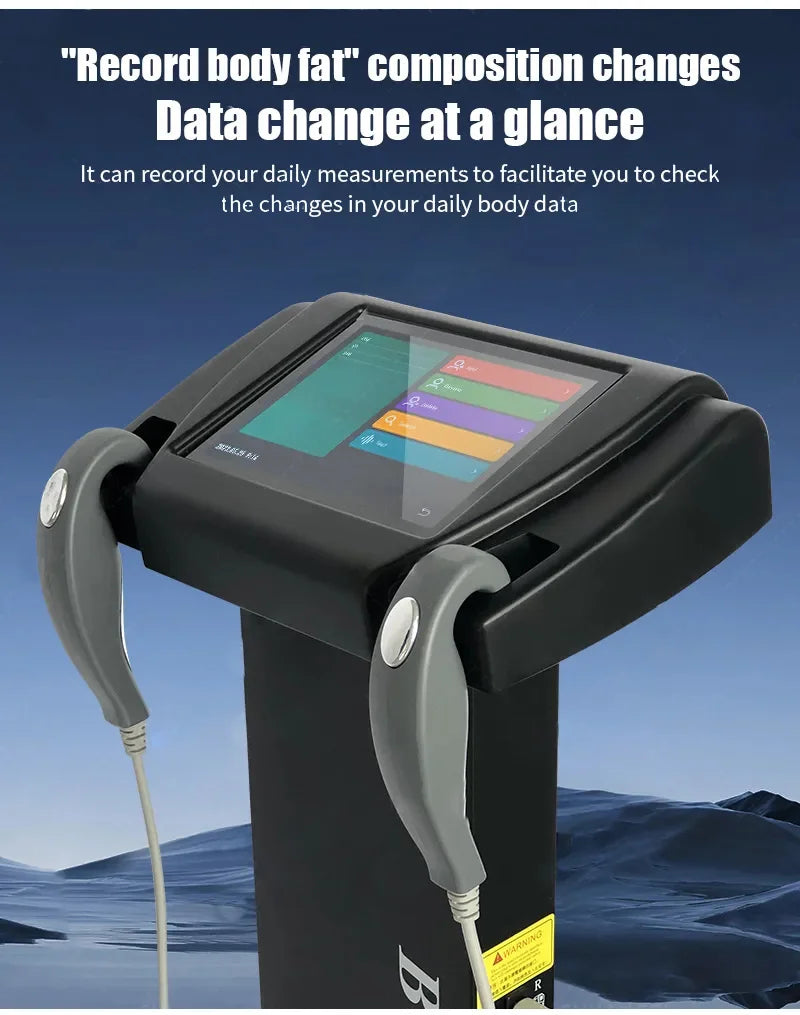 Escala de grasa corporal inteligente con analizador de salud y impresora