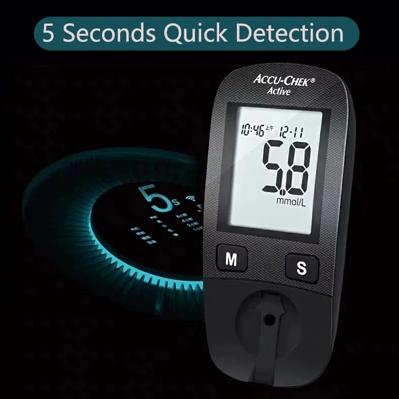 ACCU Chek Portable Blood Glucose Meter &ndash; Accurate Diabetes Monitoring