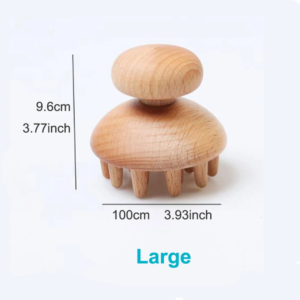 Wood Therapy Mushroom Massage Tool &ndash; Natural Anti-Cellulite Solution 2