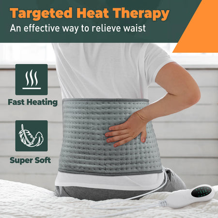 AFDEAL Heating Pad &ndash; Thermostat Control With Auto Timer