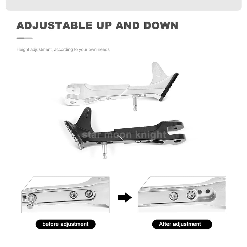 Vespa Sprint Primavera 125 150 side parkeringsstøtte med CNC aluminiumskonstruktion, sidebøjle tilbehør