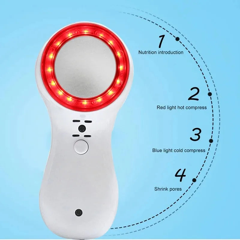 Vilnason Red Blue Light Therapy Massager - Facial Lifting
