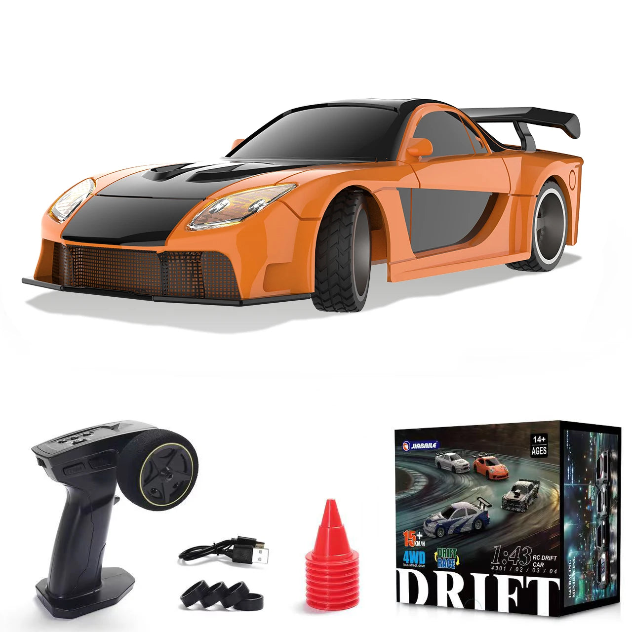 1/43 RC Car 2.4G Mini Remote Control Drift Car &ndash; High Speed 4309