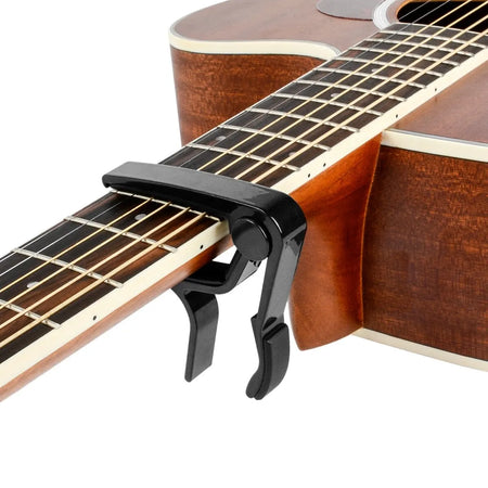Guitar Capo Black &ndash; One Handed Quick Release For Easy Use