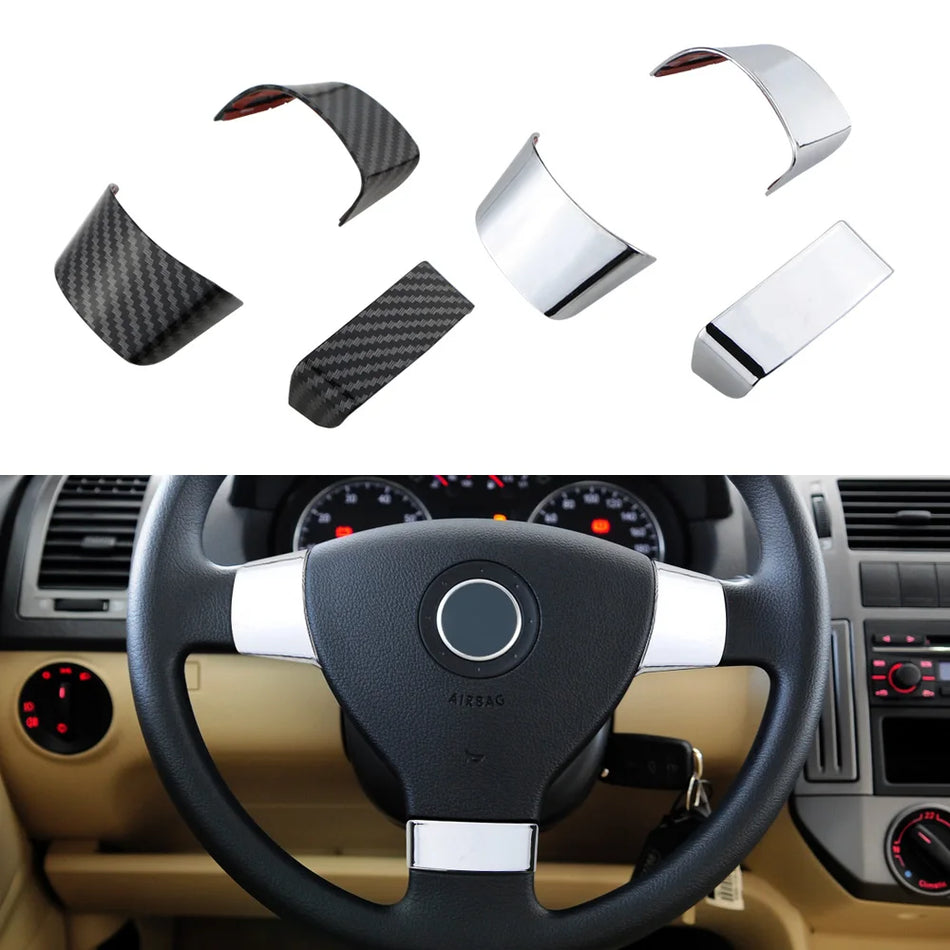 VW Golf 5 MK5 Lenkrad Dekorationspatch aus Chrom