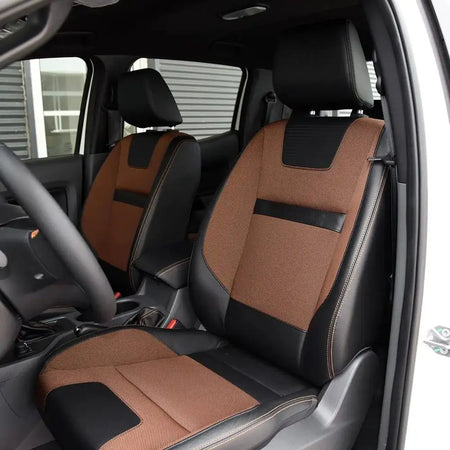 Ford Ranger Nappa Leather Front Seat Covers For 2 Seats