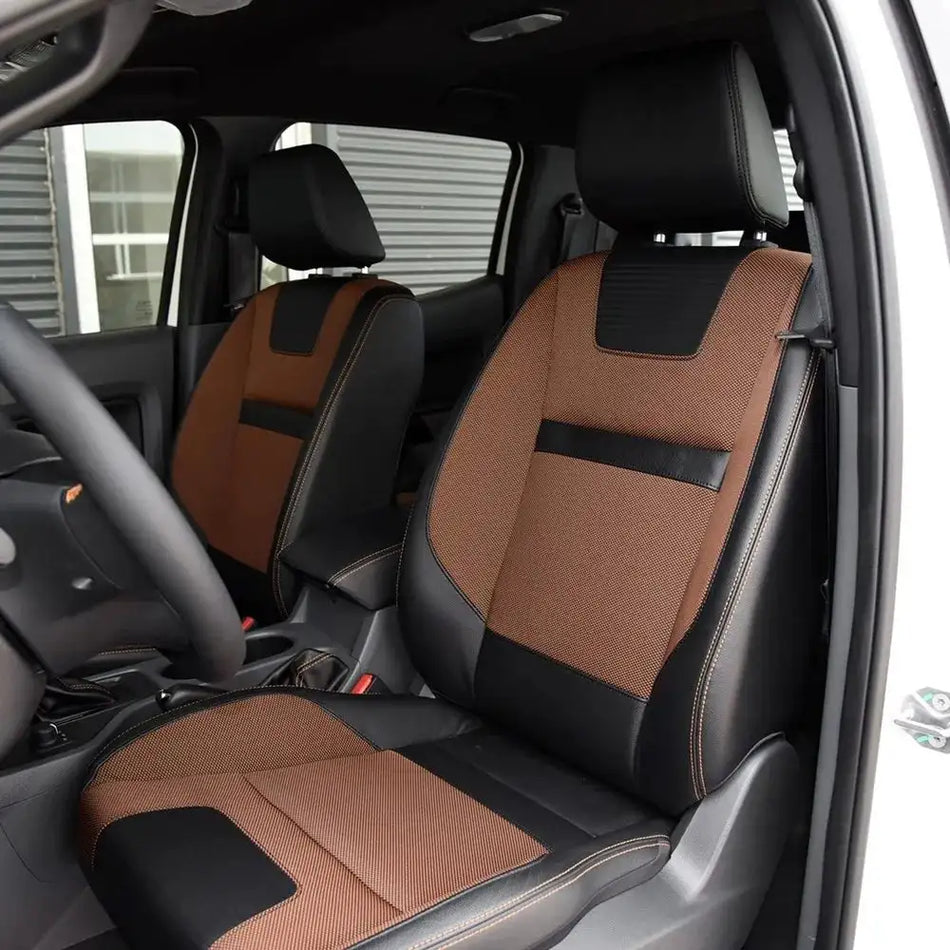 Ford Ranger Nappa Leather Front Seat Covers For 2 Seats