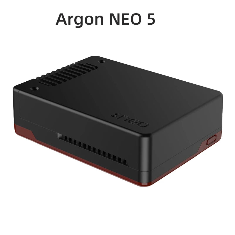 Argon NEO 5 BRED Case &ndash; Built-in PWM Active Cooling Fan NEO 5