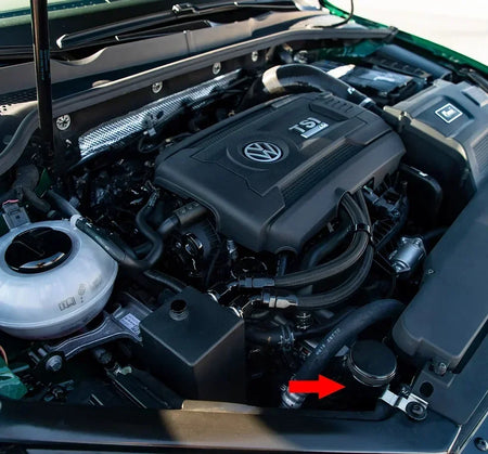 Aluminum Washer Fill Relocation Bottle for VW Mk7 GTI R S3 8V Leon 3 by InterCyprus Trading Ltd