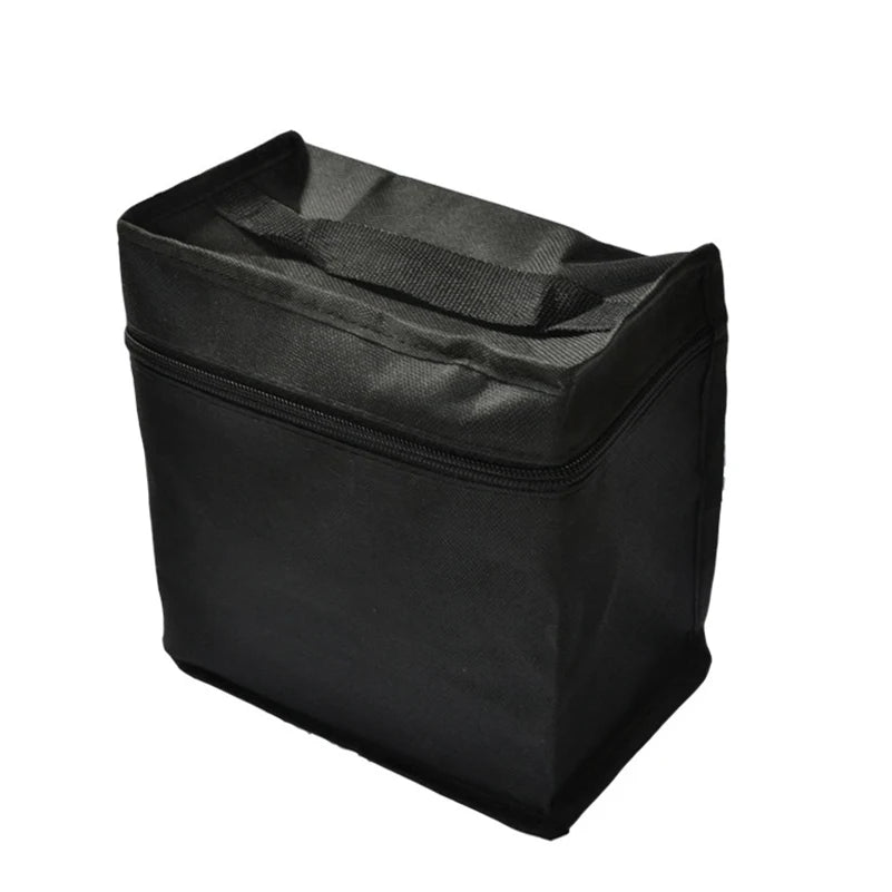 Black Art Markers Zipper Canvas Storage Bag - Organise Your Markers with Style