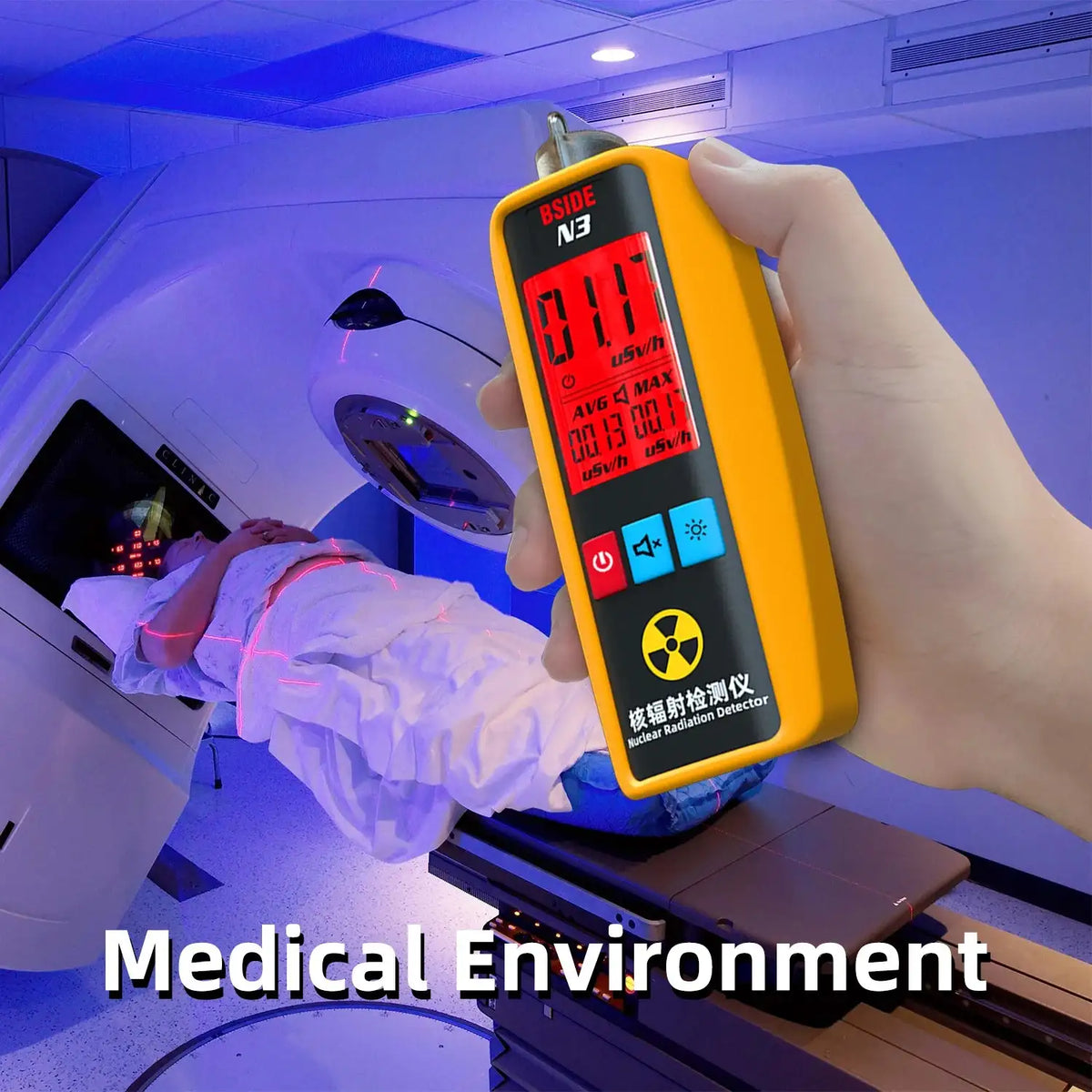 Portable Geiger Counter Personal Radiation Dosimeter