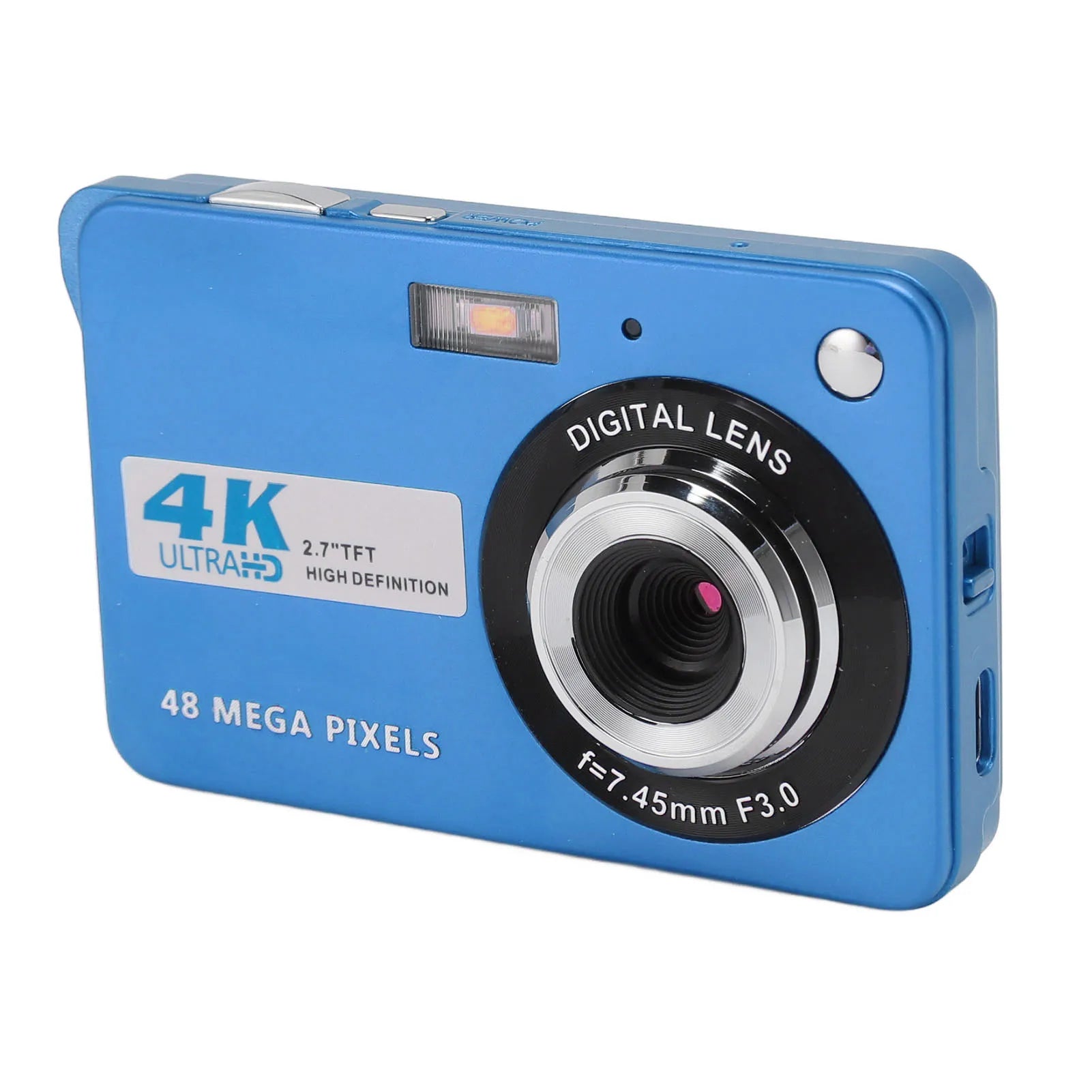 4K 48MP Autofocus Camera with 8X Zoom blue