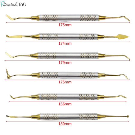6Pcs Kit Dental Spatulas &ndash; Autoclavable Stainless Steel