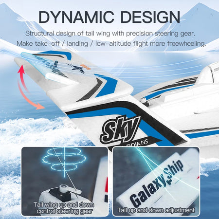 Amphibious Waterproof RC Glider &ndash; Gyro Stabilized Flight