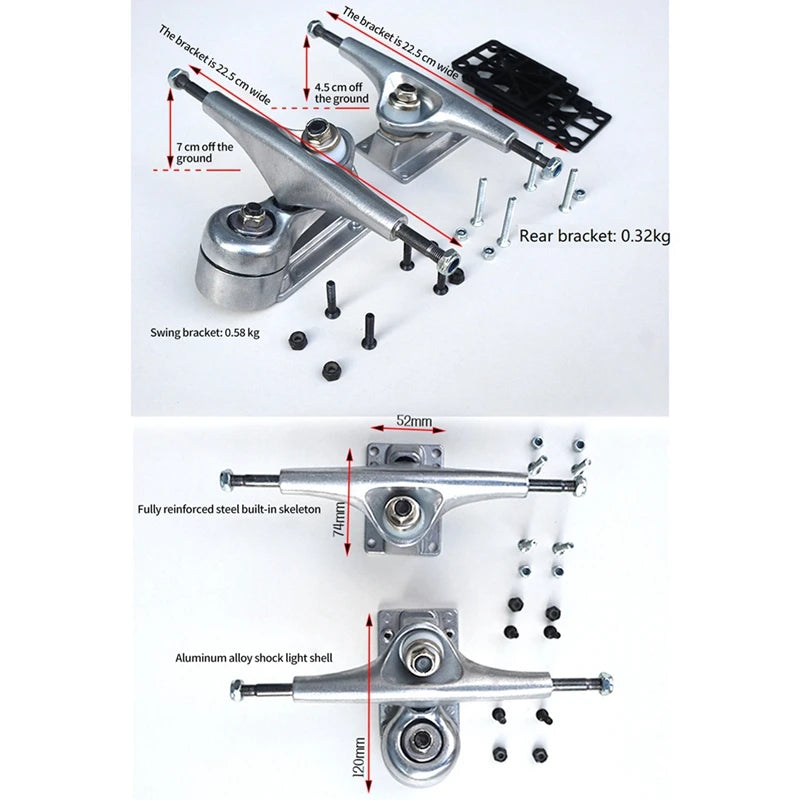 Ground-Free Land Surfing Skateboard &ndash; Bridge Rotation
