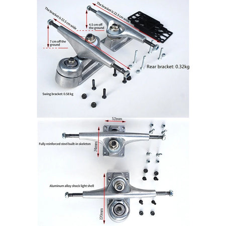 Ground-Free Land Surfing Skateboard &ndash; Bridge Rotation