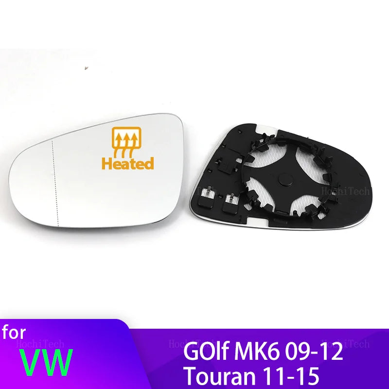 Verwarmd Zijspiegelglas Paar Voor VW Golf 6 MK6 Touran