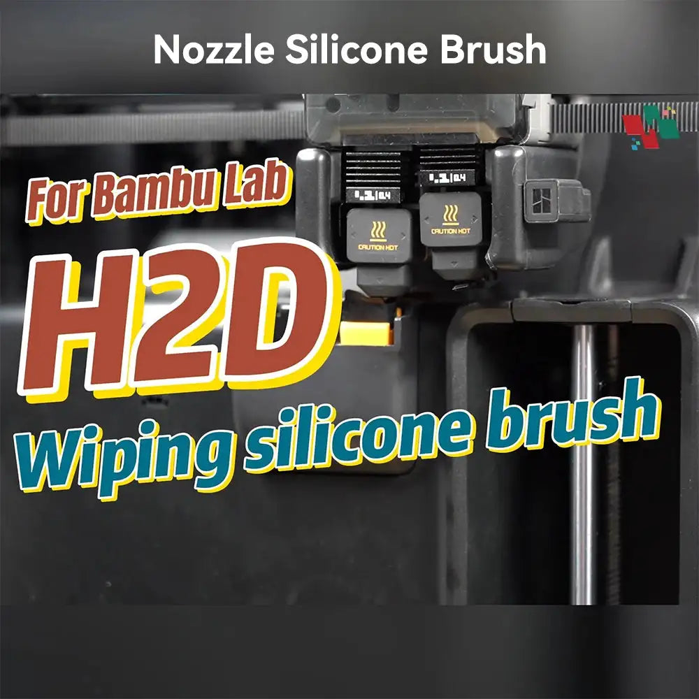 Bambu Lab H2D Nozzle Wiper Silicone Cleaning Brush Hotend