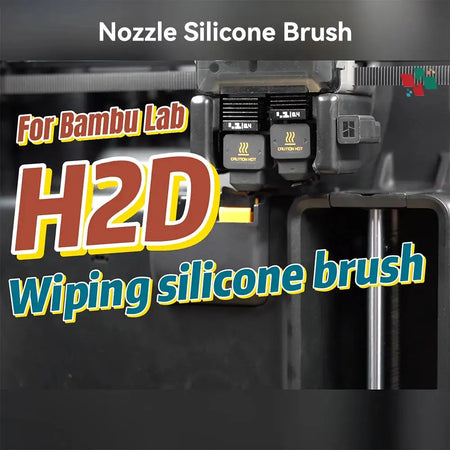 Bambu Lab H2D Nozzle Wiper Silicone Cleaning Brush Hotend