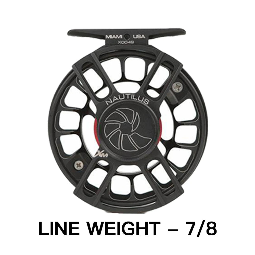 Nautilus Miami Ross Colorado Evolution LTX Fly Fishing Reels &ndash; Lightweight High-Performance Pressure Cast Aluminum 08 7-8 BLACK