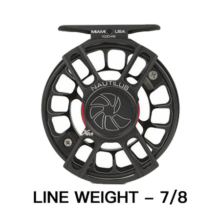 Nautilus Miami Ross Colorado Evolution LTX Fly Fishing Reels &ndash; Lightweight High-Performance Pressure Cast Aluminum 08 7-8 BLACK