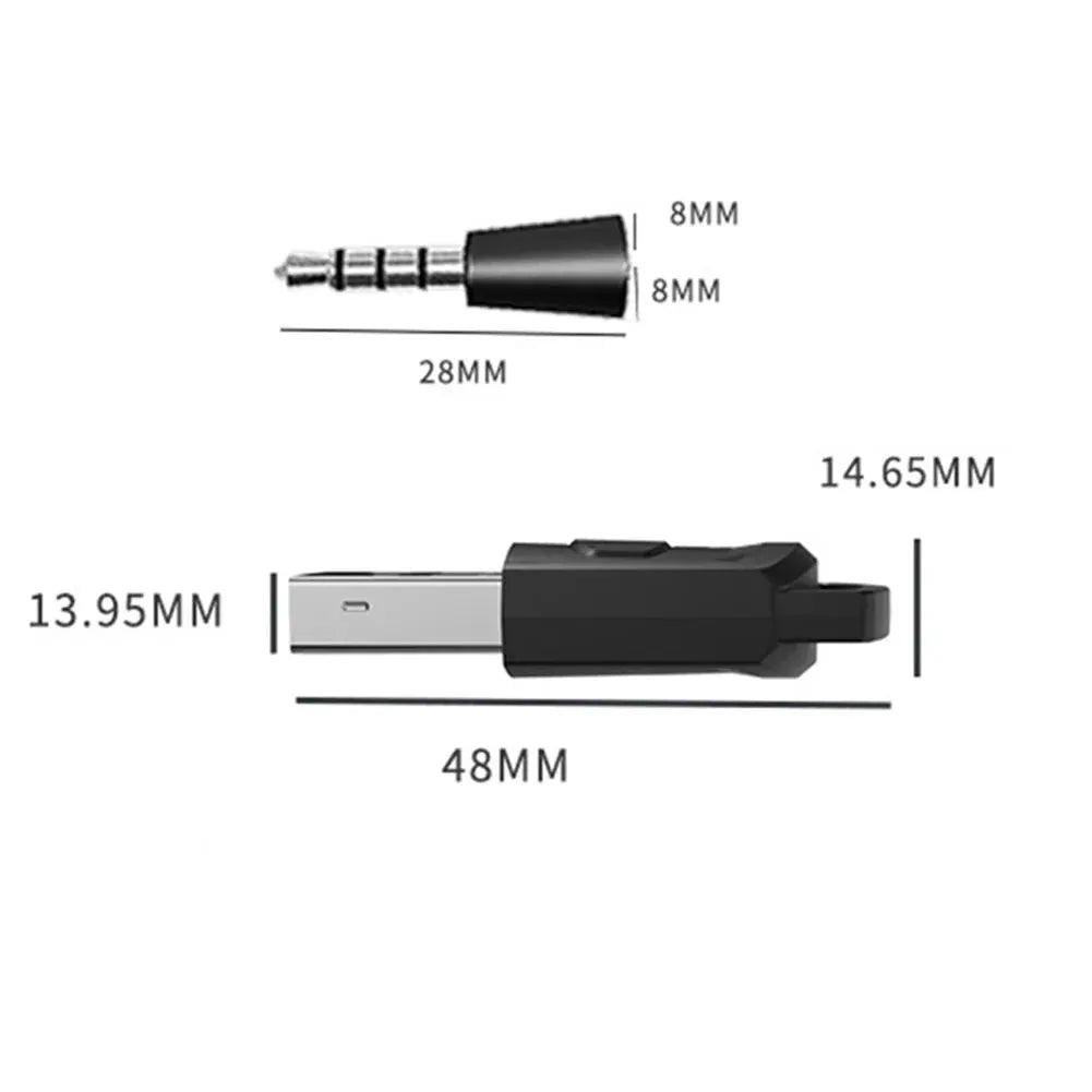 Wireless Headphone Adapter Receiver for Sony PS5/PS4 Game Console PC Gaming Headset Bluetooth 5.0 Audio Transmitter by InterCyprus Trading Ltd