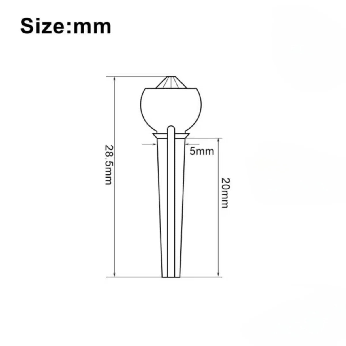Miwayer 6 Pcs Crystal Gems Pins &ndash; Acoustic Upgrades