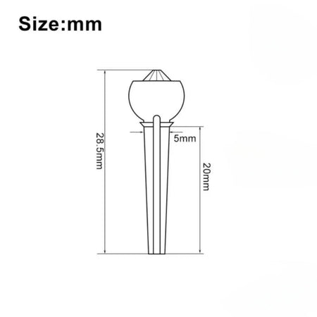 Miwayer 6 Pcs Crystal Gems Pins &ndash; Acoustic Upgrades