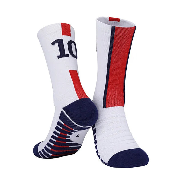 Unisex Fast-Drying Breathable Soccer Socks for Kids and Adults