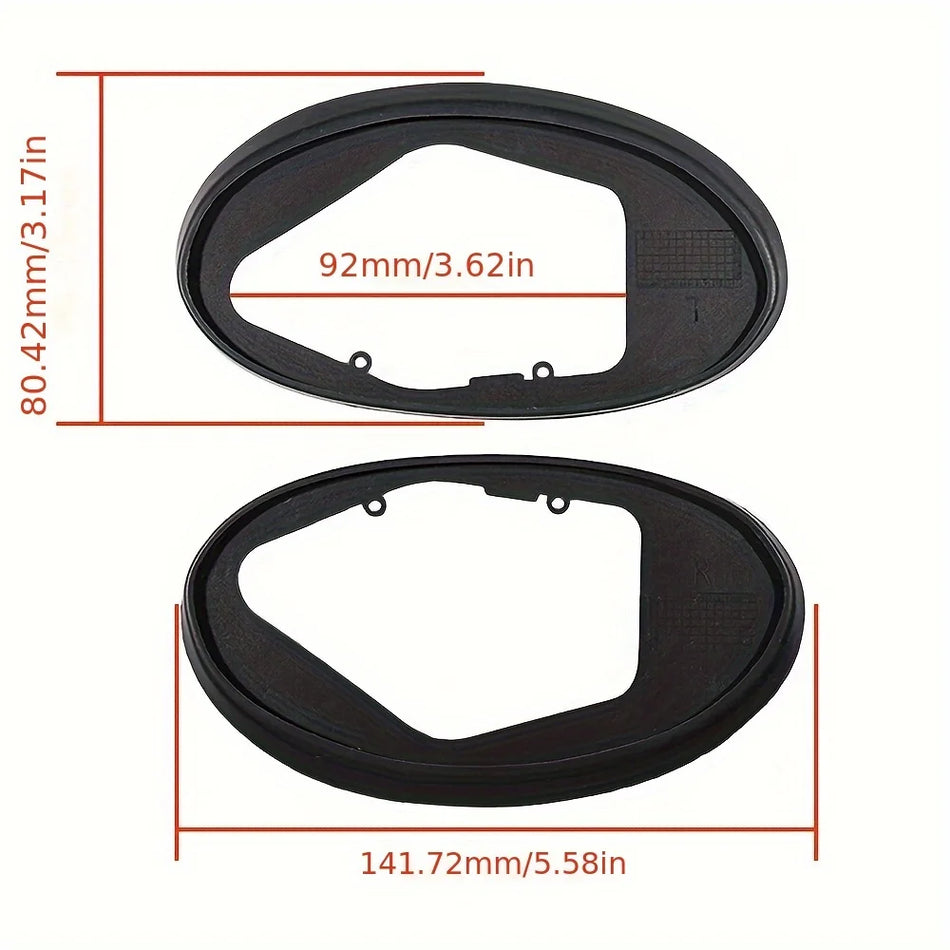 Sada tesnení z gumy pre zrkadlo dverí pre BMW Mini R50 R52 R53 51167058083