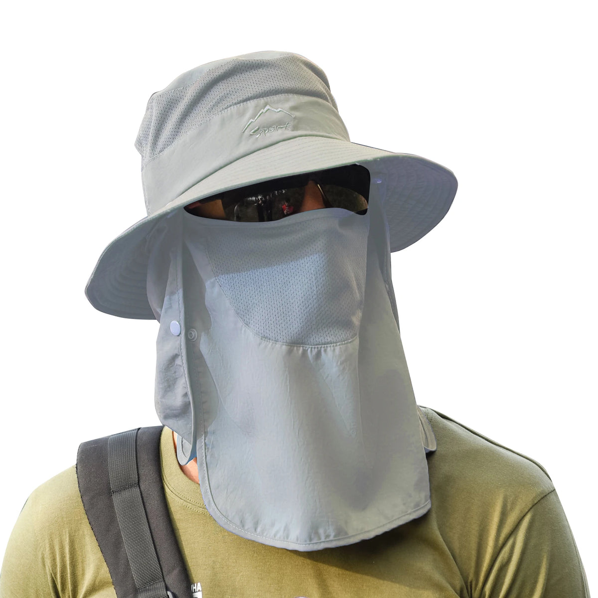 Sun Hat UV Protection Wide Brim Neck Flap &ndash; Sun Shield