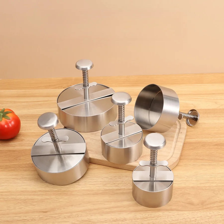 Hamburger Patty Maker Press &ndash; Eco-Friendly Stainless Steel Design