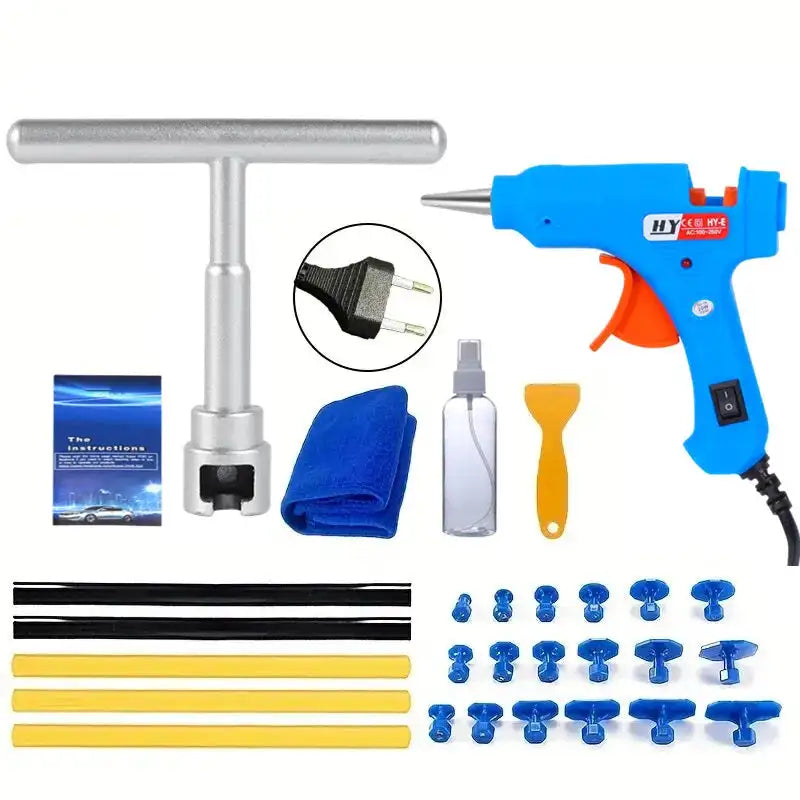 Car Dent Repair Tool Kit Paintless Dent Removal Puller EU Plug Puller Kits