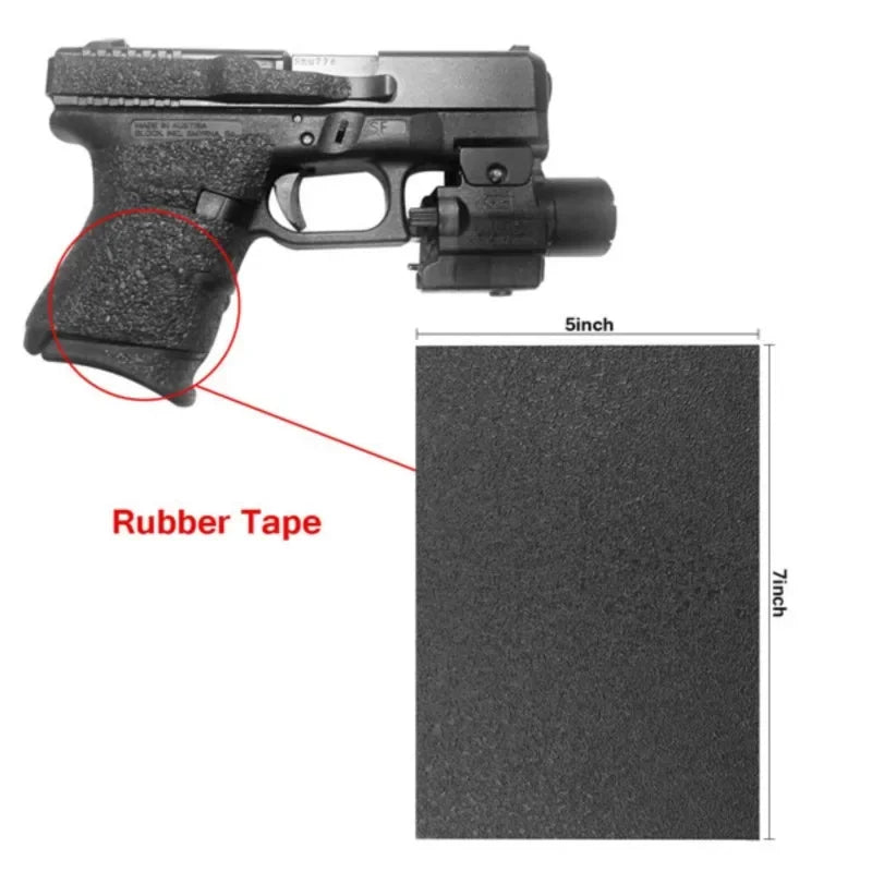 Non-Slip Rubber Grip Stickers for Glock and Sig P320 Guns