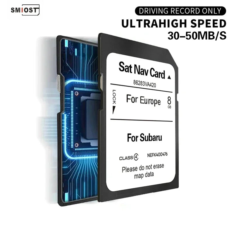 SMIOST 86283VA420 SD Card For Subaru BRZ &ndash; Latest Maps
