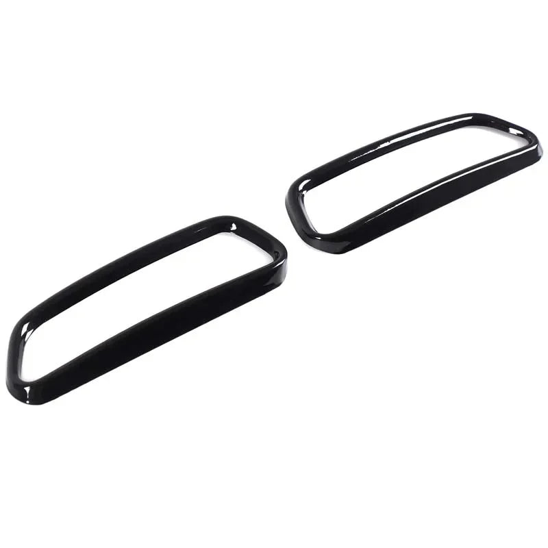 Rostfritt stål blank svart bakre kåpa A6L 2016 2018