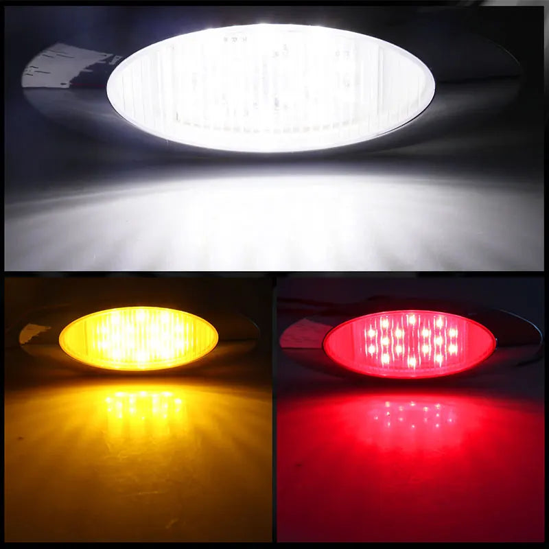 Kevanly 16 LED Clearance Light &ndash; Universal 24V Strobe Safety Marker