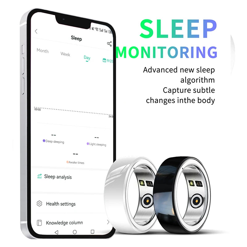 Sport Man Waterproof Smart Ring R08M - Health &amp; Fitness Tracker