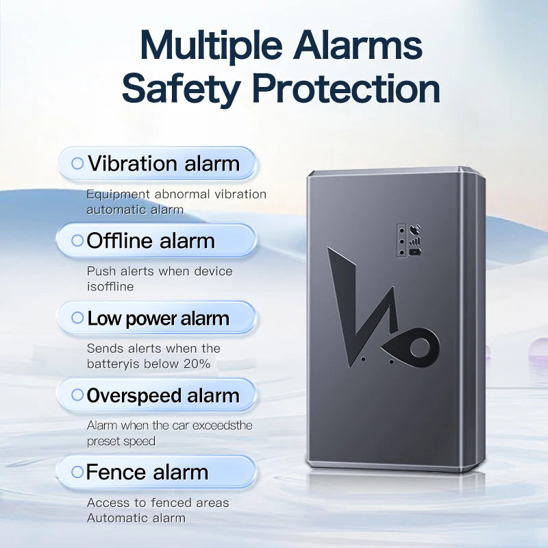 4G Auto GPS Tracker s 20000mAh baterií, sledování polohy v reálném čase, alarm geofencu