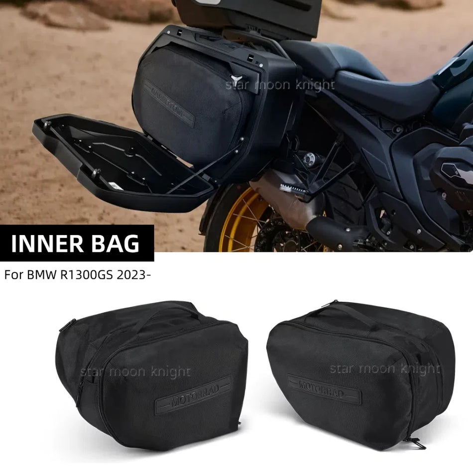 Sada bočních kufrů BMW R1300GS s vnitřními taškami a nářadím, pasuje na Trophy 2023-2024